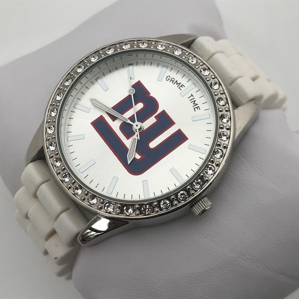 Game Time Women NY Watch White Silicon Rubber Band - Picture 2 of 8